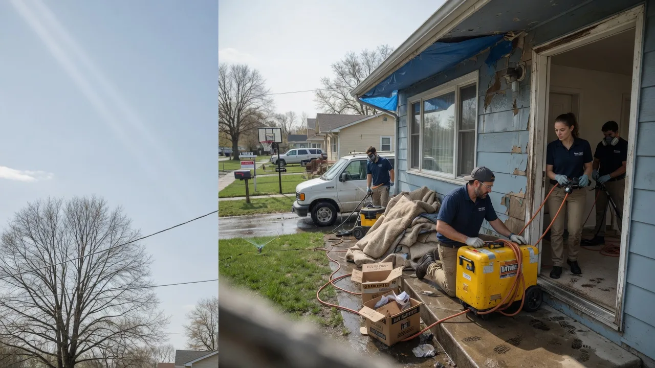 Basement Flood Cleanup in Dedham, IA near me
